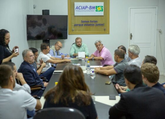 Marcelo Cabeleireiro e Léo da Joalheria apresentam plano de governo à Aciap-BM 8