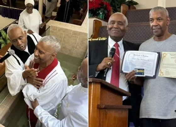 Denzel Washington é batizado e ordenado pastor nos EUA 7