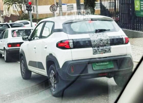 Renault testa novo Kwid eltrico com poucos disfarces; saiba quando chega 10