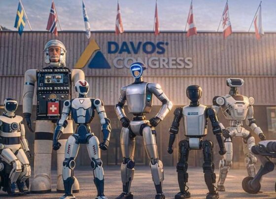 Às Vésperas do Fórum Econômico Mundial, Davos Recebe uma "Comitiva" de Robôs; Entenda 3