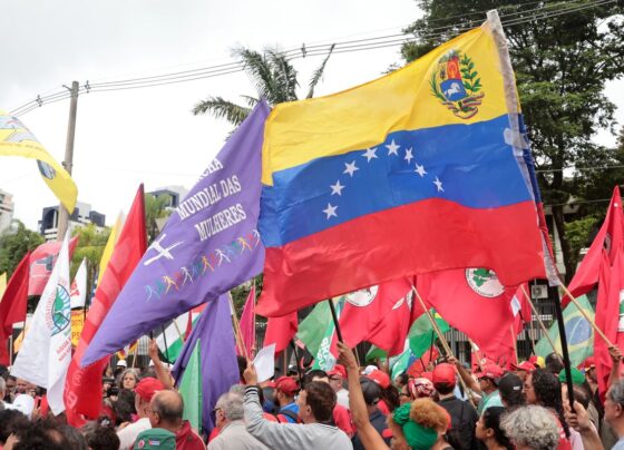 Protesto em SP pede soltura de Maduro e autonomia da Venezuela 11