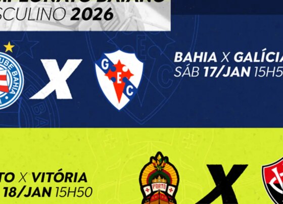 TV Brasil exibe neste fim de semana dois jogos do Campeonato Baiano 23