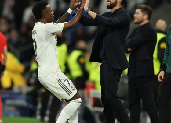 Vini Jr. comanda goleada do Real sobre Mônaco na Liga dos Campeões 3