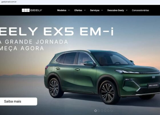Geely já mostra em seu site o EX5 PHEV 17