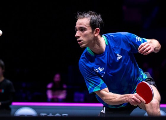 Hugo Calderano avança para quartas da Copa do Mundo de tênis de mesa 23