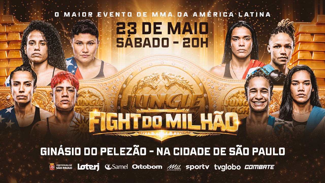 Fight do Milhão 2026: Jungle Fight anuncia elenco do GP feminino 3