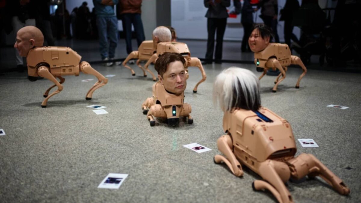 Musk e Zuckerberg Viram Cães-Robôs em Museu de Berlim 7