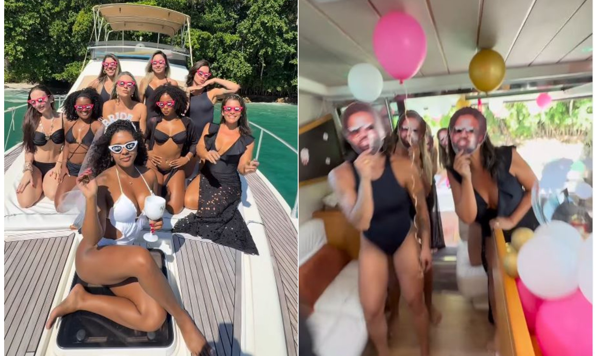 Noiva de Xande de Pilares ganha despedida de solteira surpresa, com direito a máscaras do cantor; relembre a história do casal 1