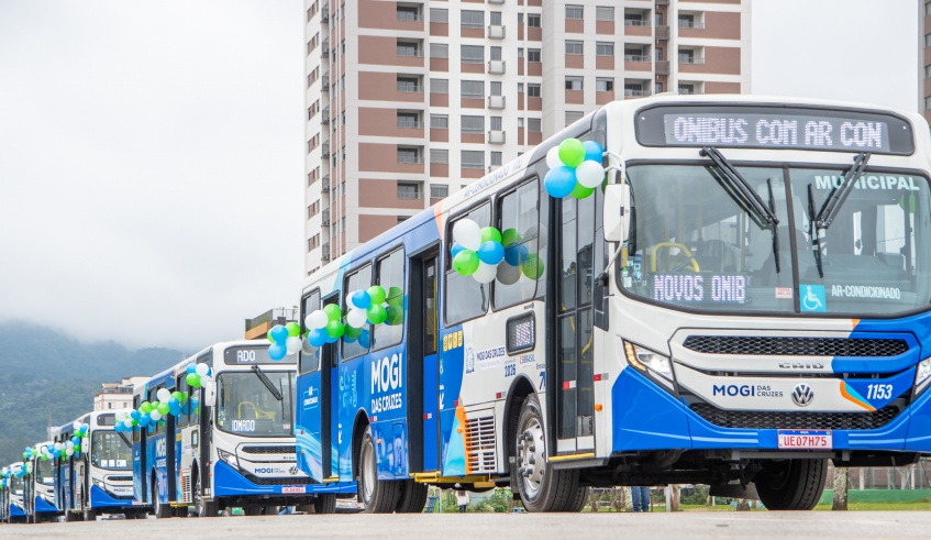 Prefeitura de Mogi das Cruzes entrega 26 novos ônibus com ar-condicionado e anuncia 57 novas coberturas para pontos 1