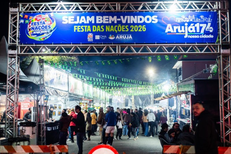 Festa das Nações em Arujá entra na terceira e última semana com grandes atrações e transmissão do jogo do Brasil 1