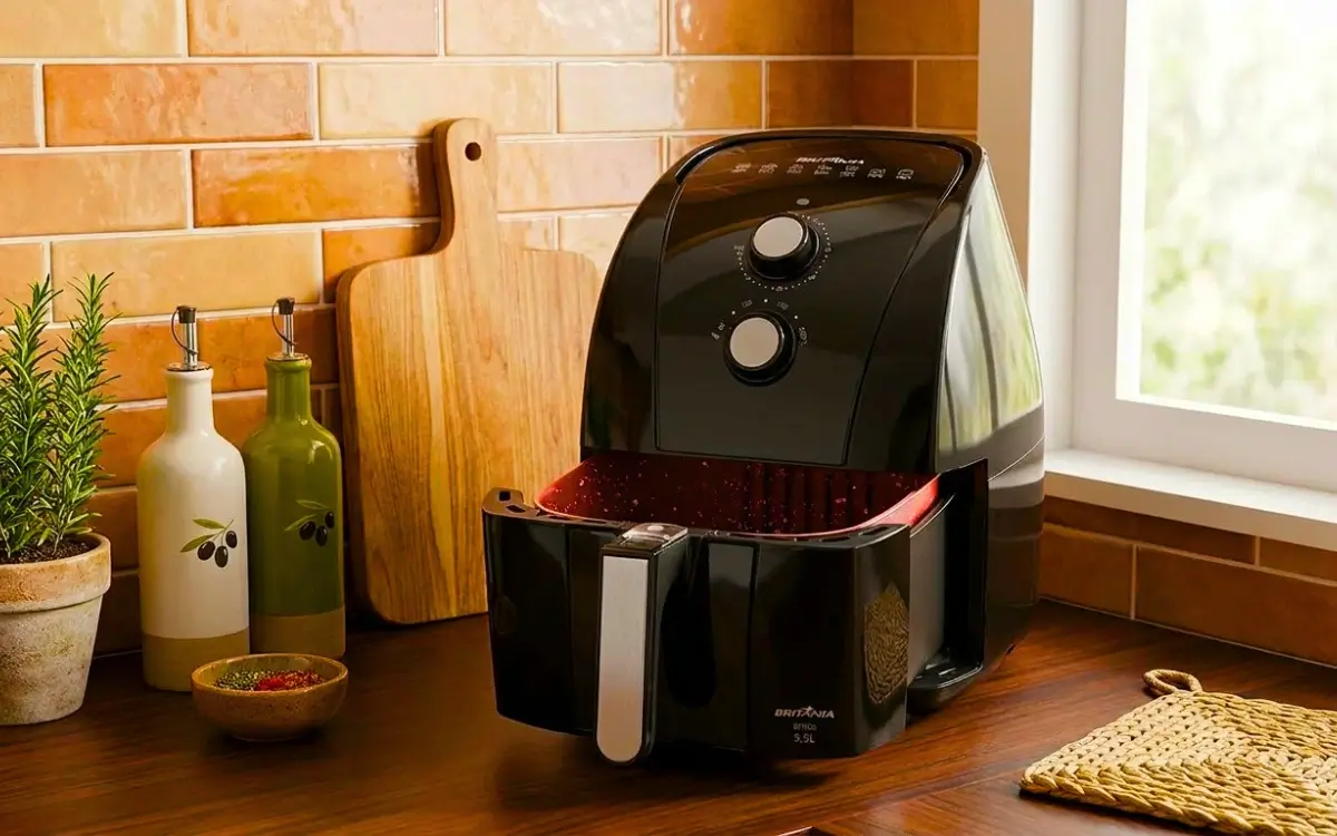 Air Fryer Redstone Nano Cerâmica 5,5L 1500W Review Completo 2026 1
