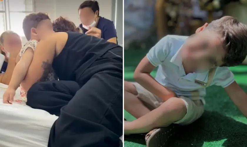 Menino de 2 anos faz oração em línguas no hospital e família testemunha cura após luta contra síndrome rara. Foto: Reprodução/Instagram/Gabriela Zaratini