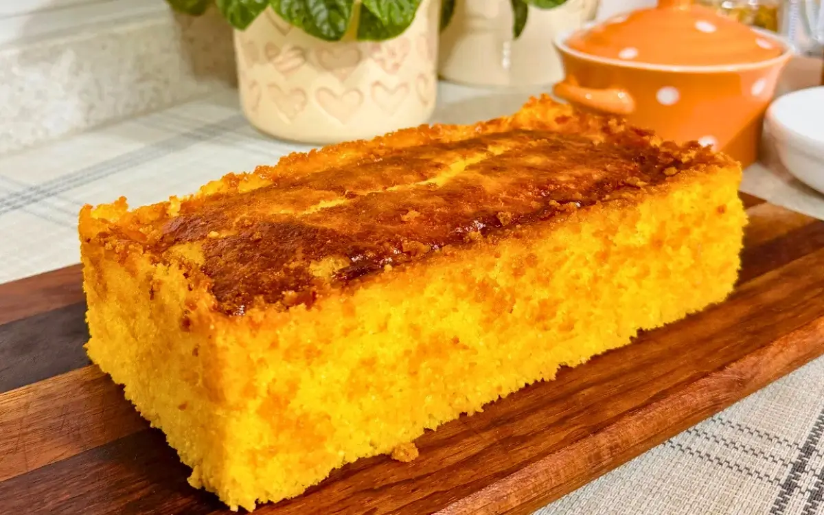 Bolo de Milho Fofinho de Liquidificador 1
