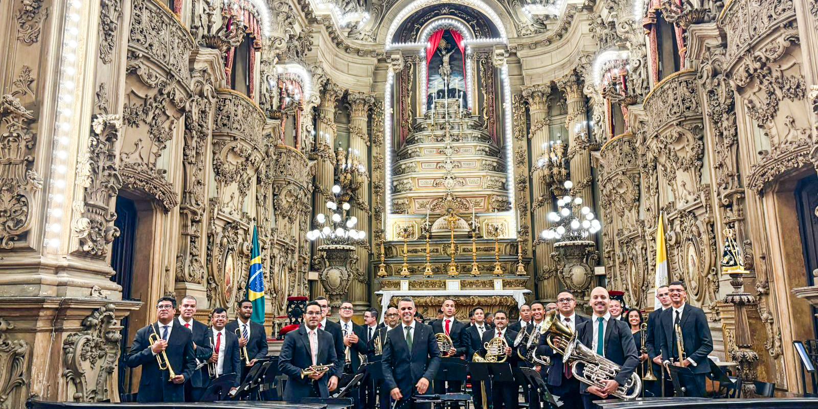 Concerto de banda em igreja no Rio chama atenção para encontro mundial 19