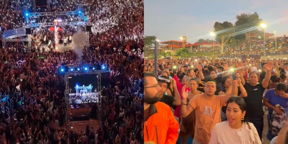 “Festa no Céu”: Pessoas aceitam Jesus em culto ao amanhecer em praia de Manaus 3
