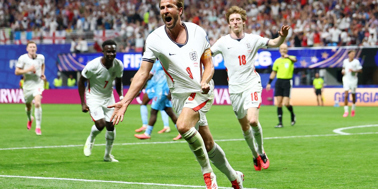 Inglaterra elimina RD Congo com dois gols de Kane e avança às oitavas 18