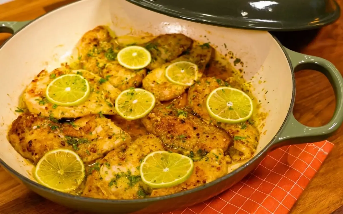 Peito de Frango Suculento com Molho de Limão 12