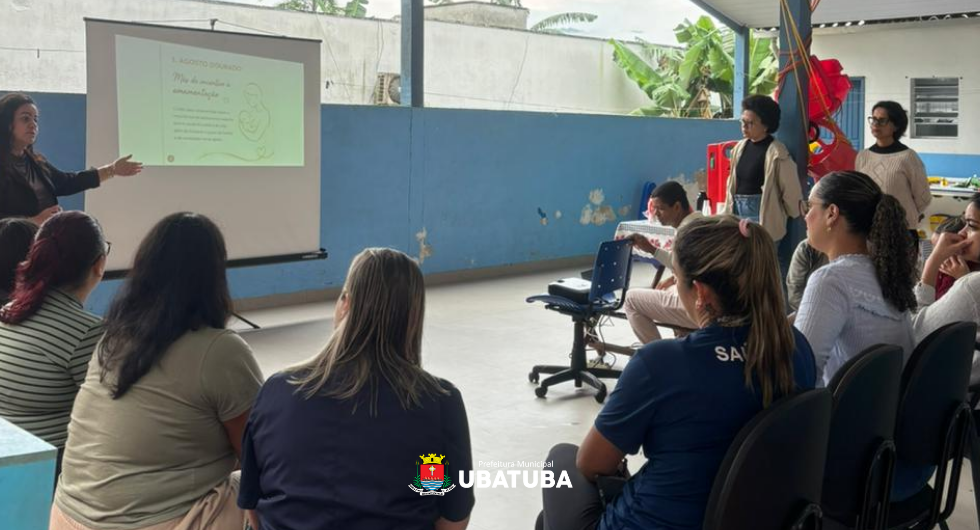 Comitê promove ação do Agosto Dourado na CEI Monique Muniz – Prefeitura Municipal de Ubatuba 1