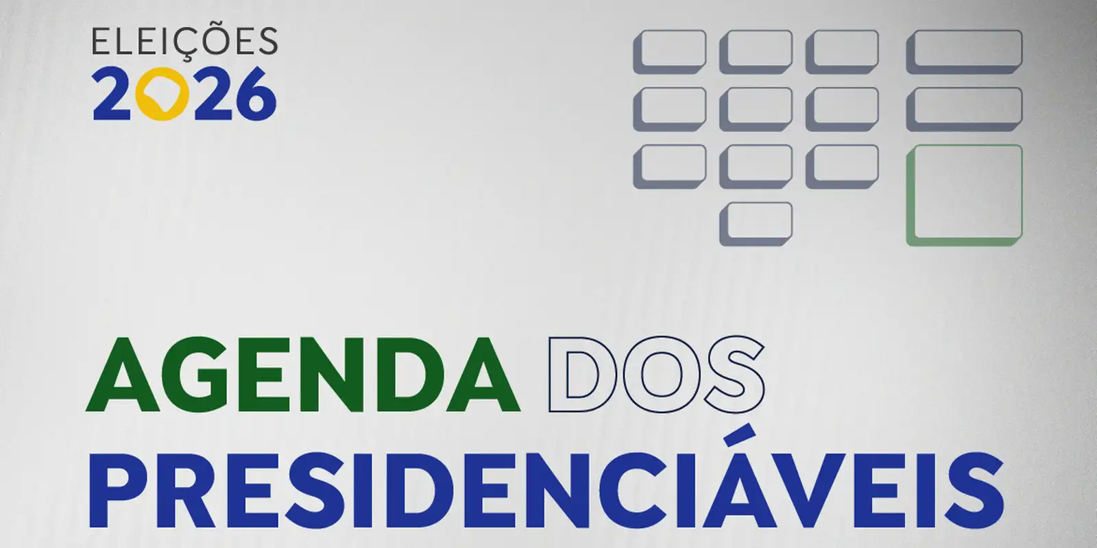 Confira a agenda dos presidenciáveis nesta quarta-feira (26) 1