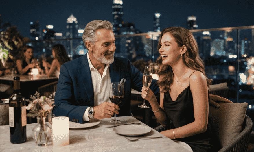 Festa para encontrar sugar daddy