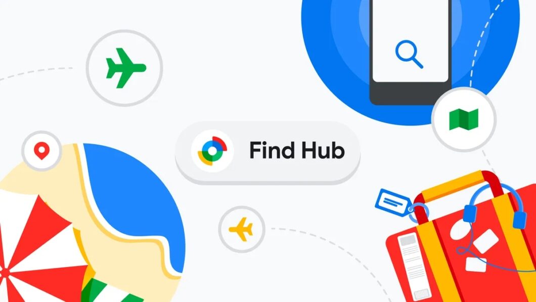 Ilustração do Google Find Hub