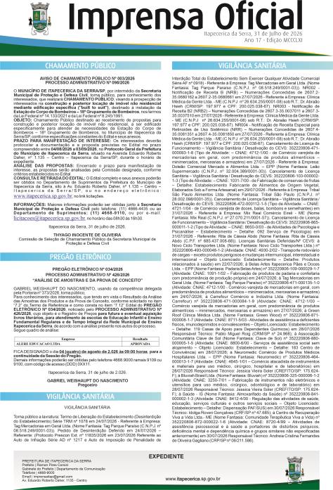 Imprensa Oficial 1360