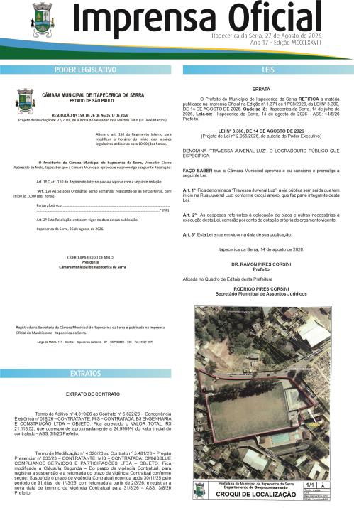 Imprensa Oficial 1378