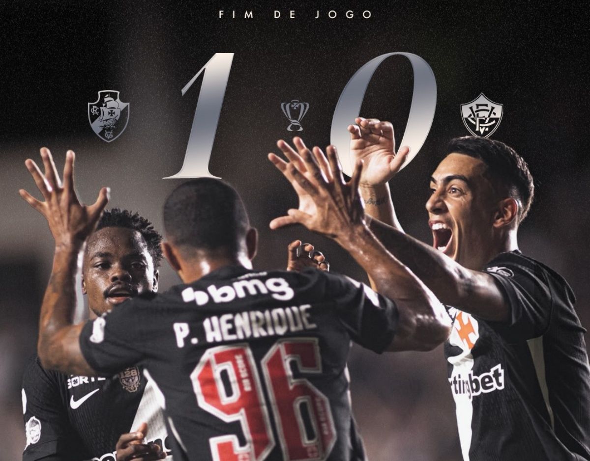 Mesmo com um a mais, Vitória perde para o Vasco e se complica na Copa do Brasil 8