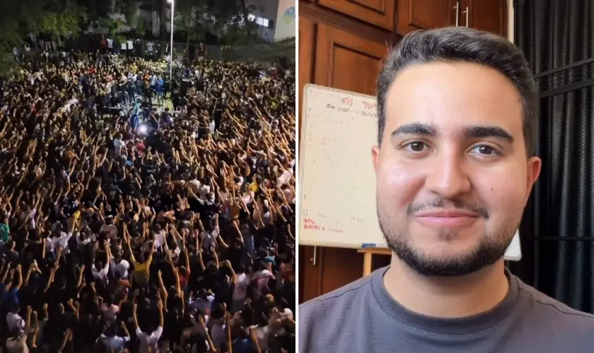 Missão em MG reúne universitários em encontros de fé e afirma ter alcançado mais de 11,5 mil jovens após denúncia ao MPF. Foto: Reprodução/Instagram/Lucas Teodoro