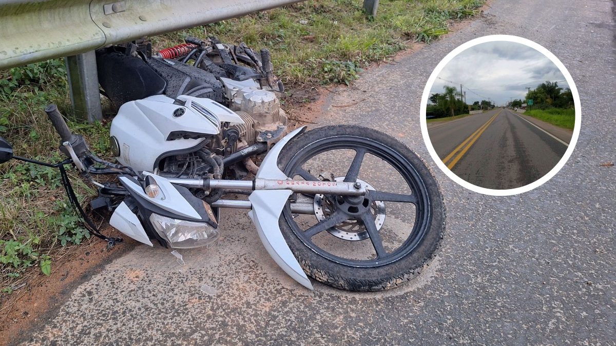 Motociclista de 46 anos morre após sofrer queda e bater contra barreira na SC-412 1