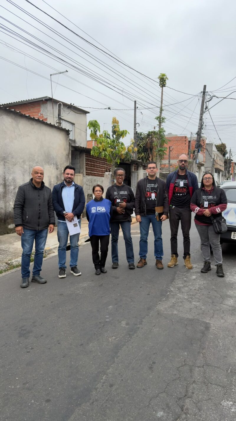 Poá realiza cadastro social para avançar na regularização fundiária do Jardim América 1