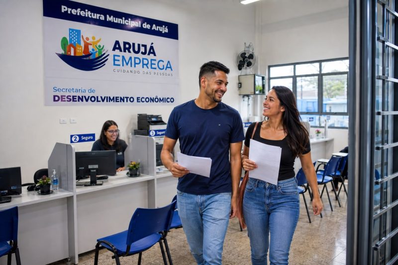 Setor de Serviços puxa geração de empregos e Arujá registra 1.218 admissões no semestre 1