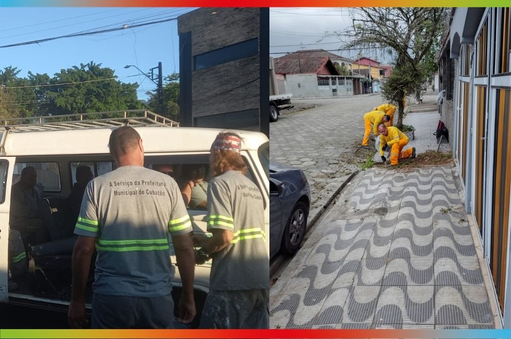 Zeladoria/Manutenção Urbana de Cubatão completa mais uma semana de serviços realizados em vários bairros – Prefeitura de Cubatão 1
