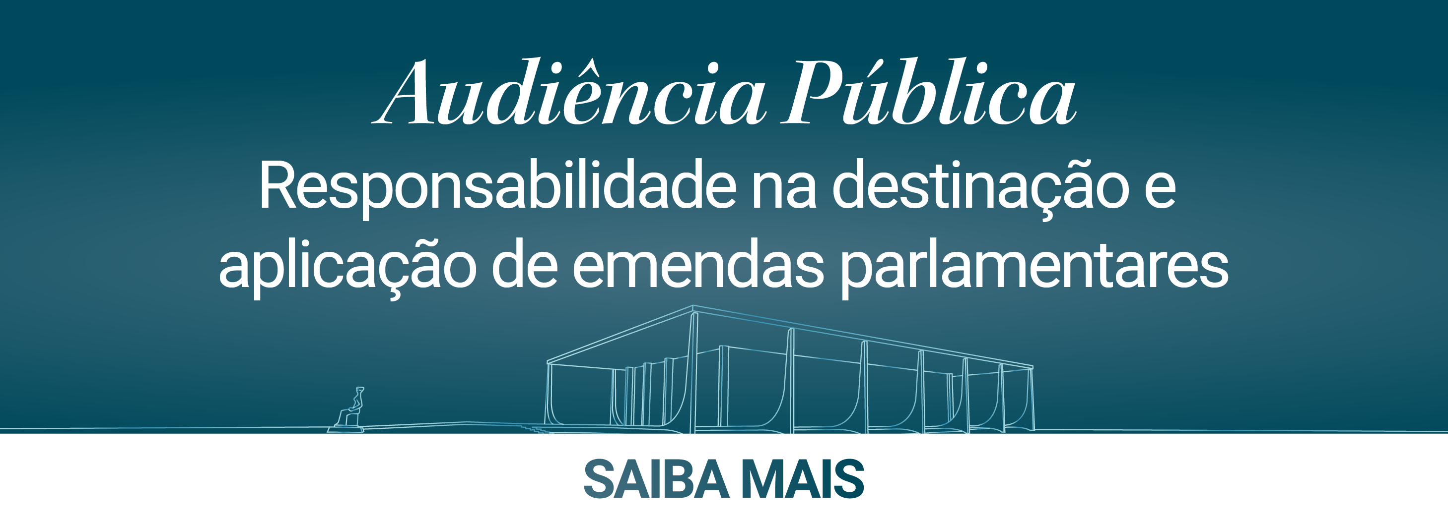 Audiência pública – Responsabilidade na destinação e aplicação de emendas parlamentares 1