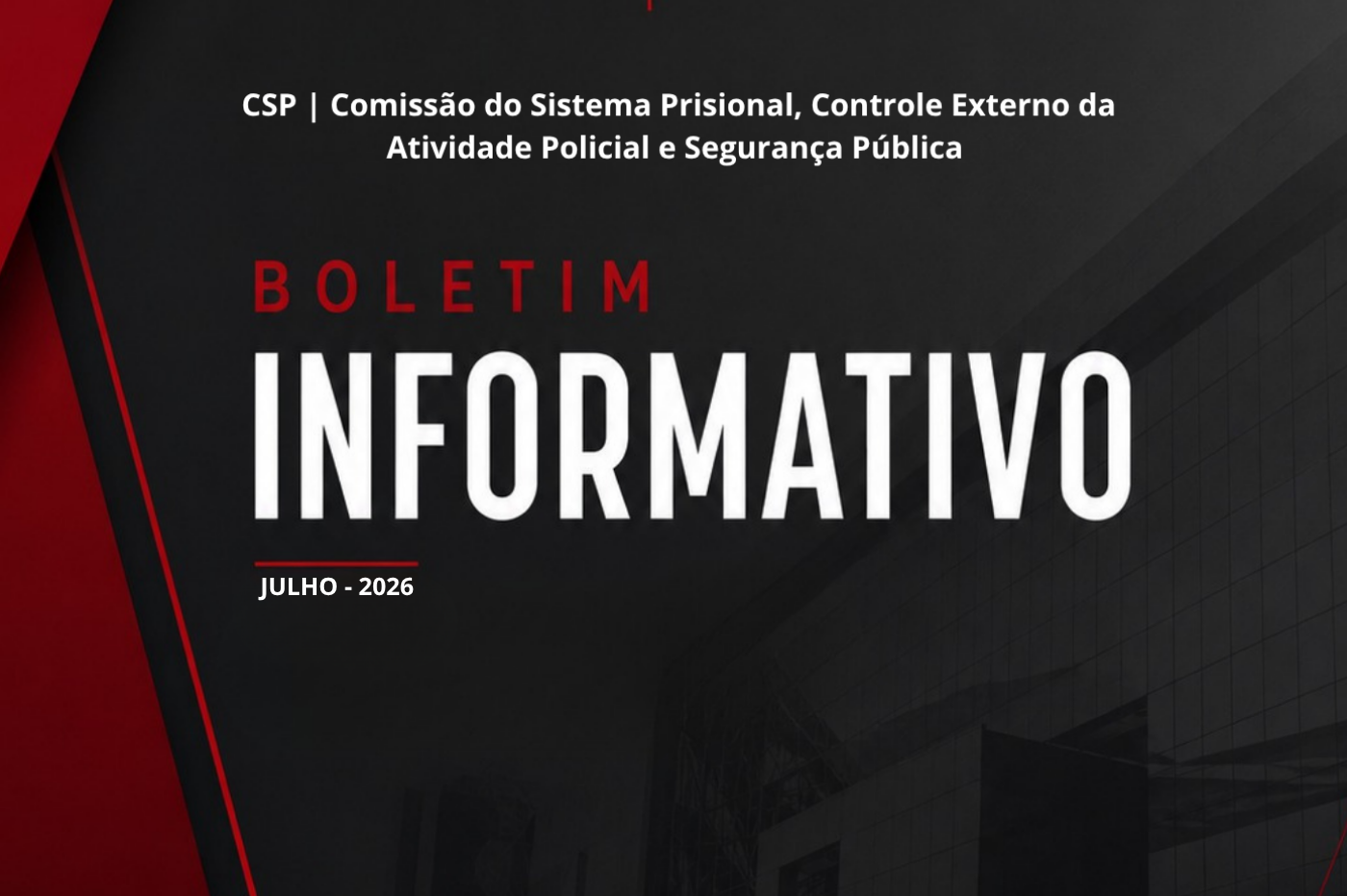 Terceira edição do boletim da Comissão do Sistema Prisional destaca novas frentes de trabalho e iniciativas para fortalecer a atuação do MP 1
