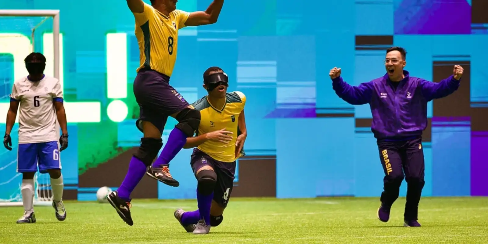 Brasil é hepatcampeão da Copa América de futebol de cegos em SP 3