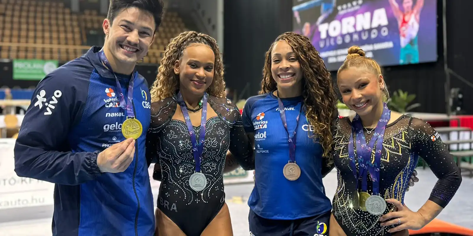 Brasil fecha Copa do Mundo de ginástica com mais cinco pódios 1