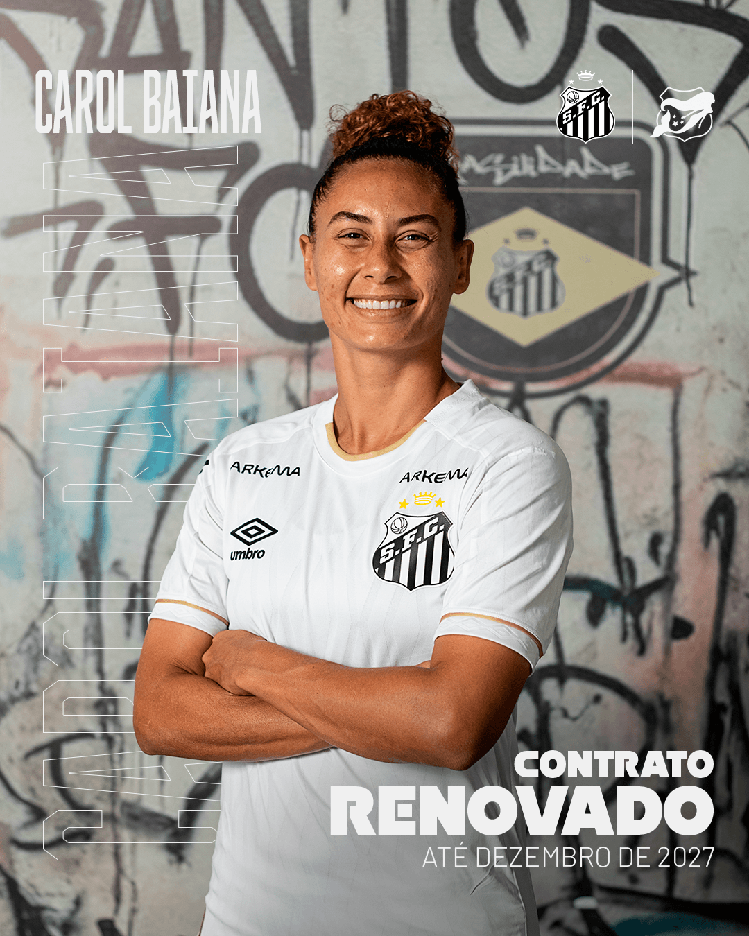 Carol Baiana renova contrato com as Sereias da Vila 5