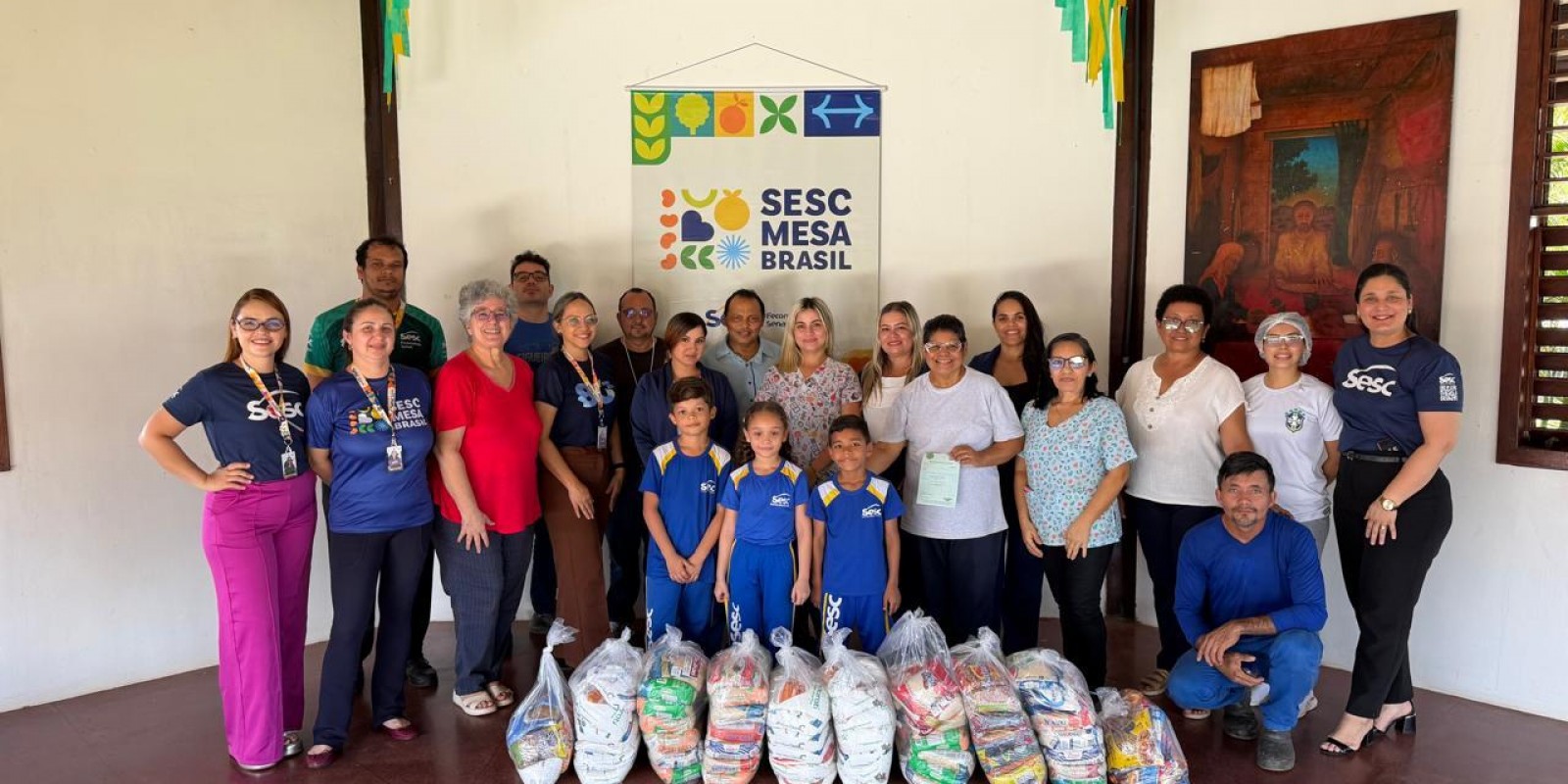 Festa Junina da Escola Sesc arrecada quase 2 toneladas de alimentos para o programa Sesc Mesa Brasil 3