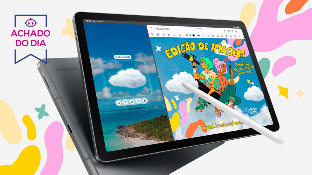 Galaxy Tab S10 Lite (256 GB) com S Pen registra menor preço desde julho 3