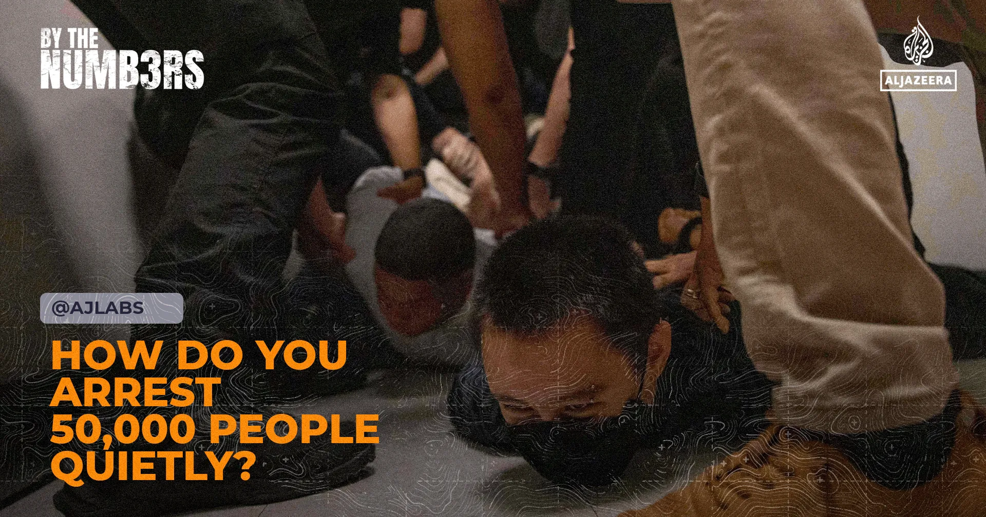 How do you arrest 50,000 people quietly? 1