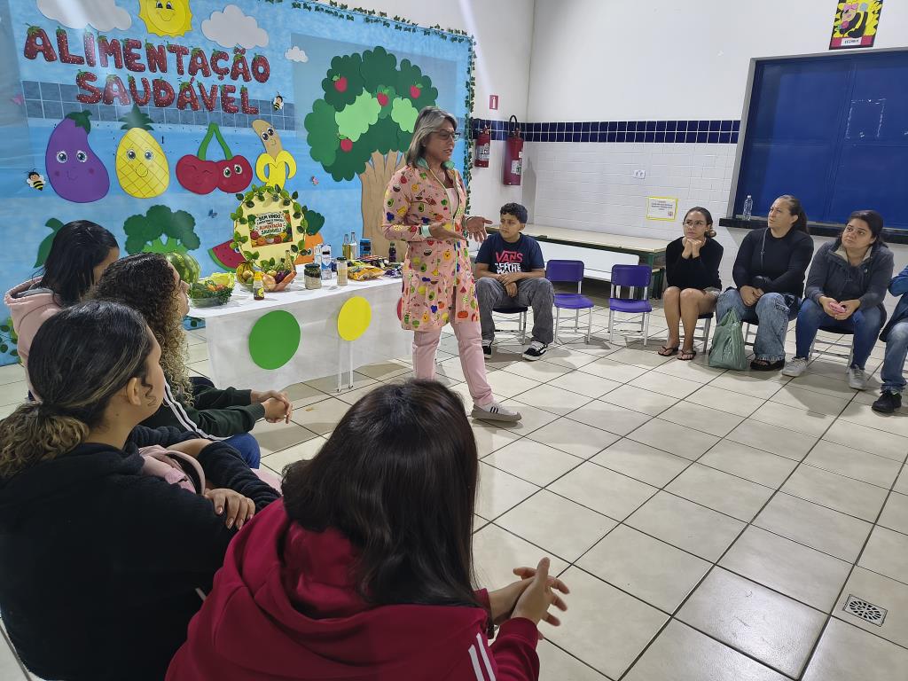 Mongaguá integra comunidade da Creche Suely na 8ª Jornada da Alimentação Saudável