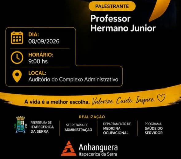 Prefeitura promove palestra sobre prevenção ao suicídio durante o Setembro Amarelo