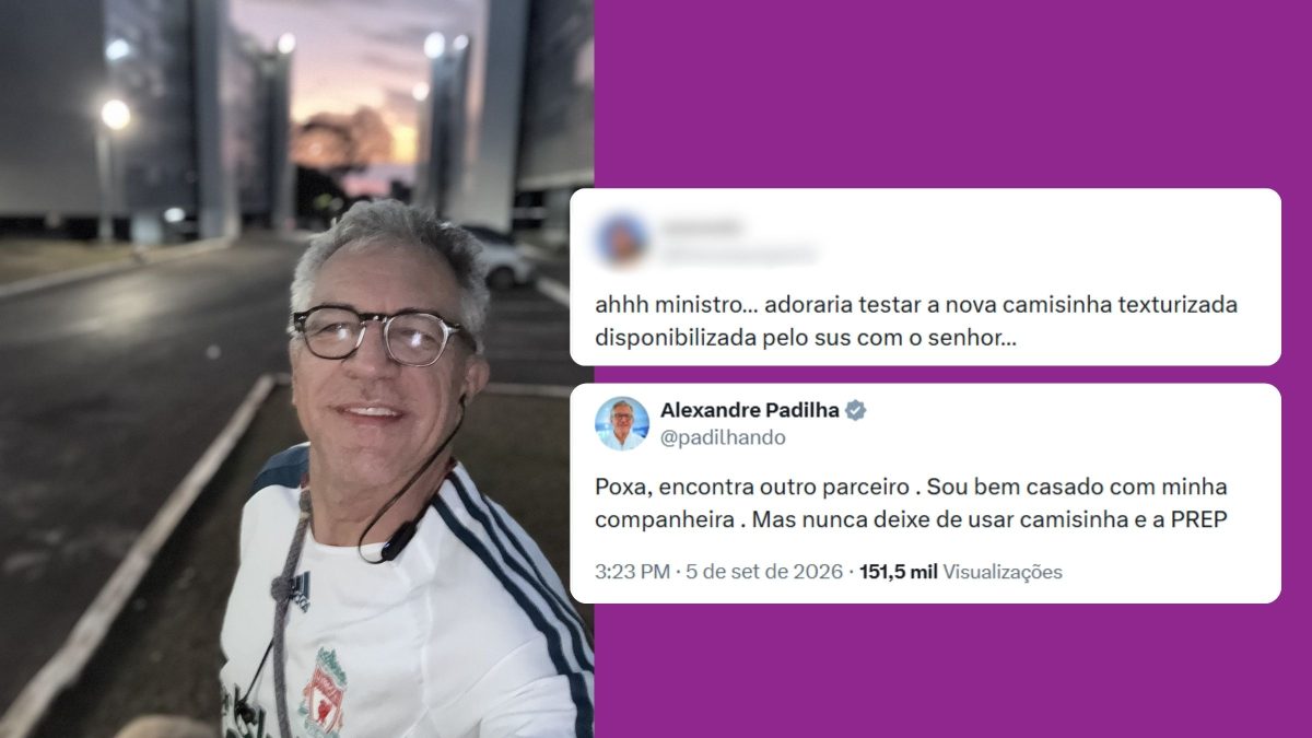 Rapaz convida ministro da Saúde para testar nova camisinha texturizada do SUS e resposta de Padilha surpreende 1