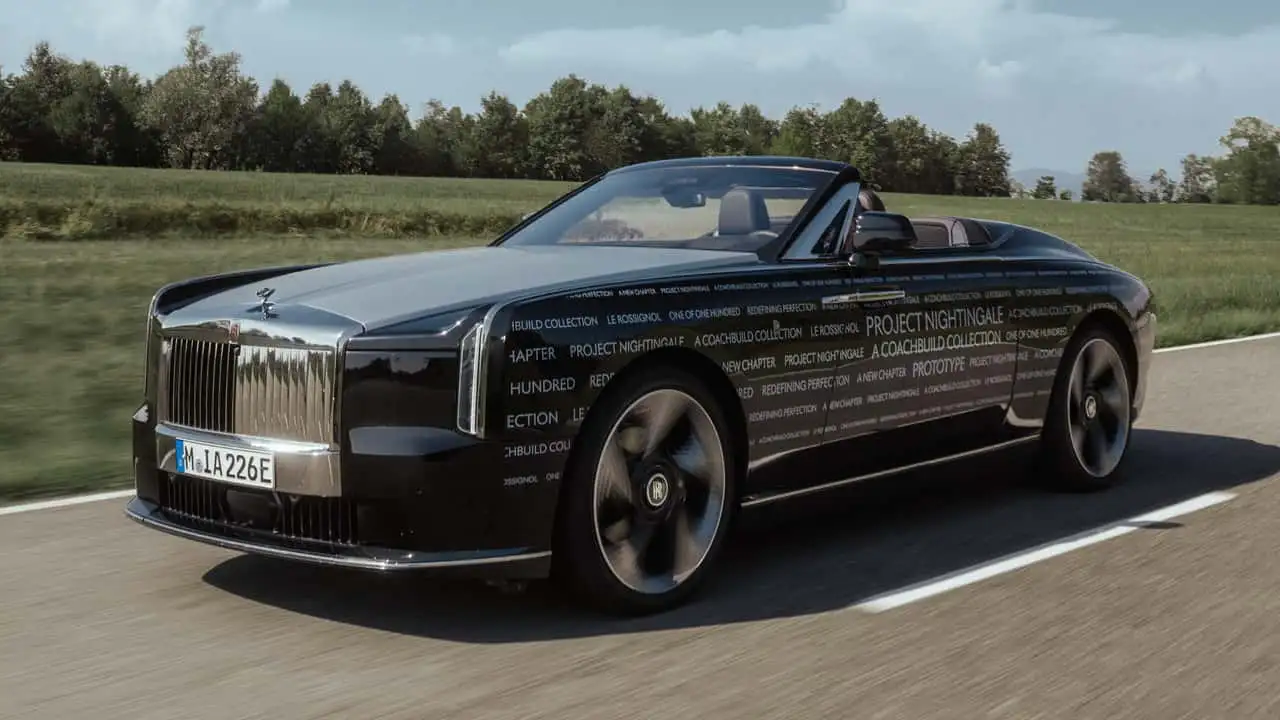 Rolls-Royce vai testar porta-malas do Nightingale 15 mil vezes antes das entregas 15