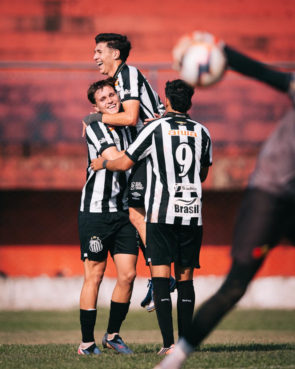 Santos FC abre vantagem no jogo de ida da fase 16 avos de final do Campeonato Paulista sub-20 1