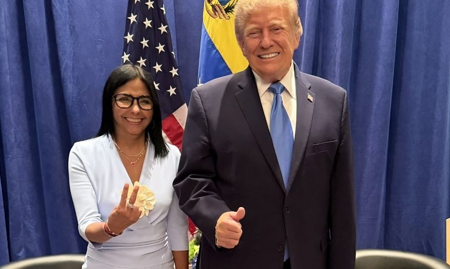 Trump e Delcy Rodríguez s