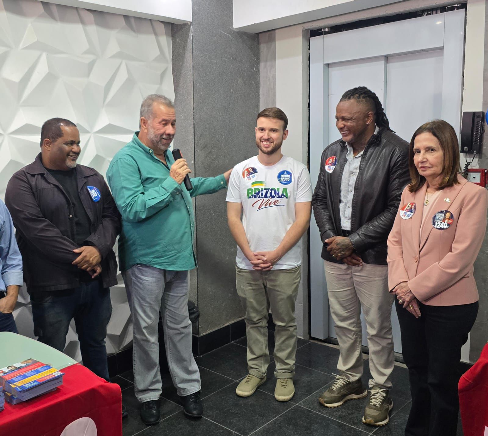 Volta Redonda: Odair, Lupi e Martha Rocha inauguram nova sede do PDT 1