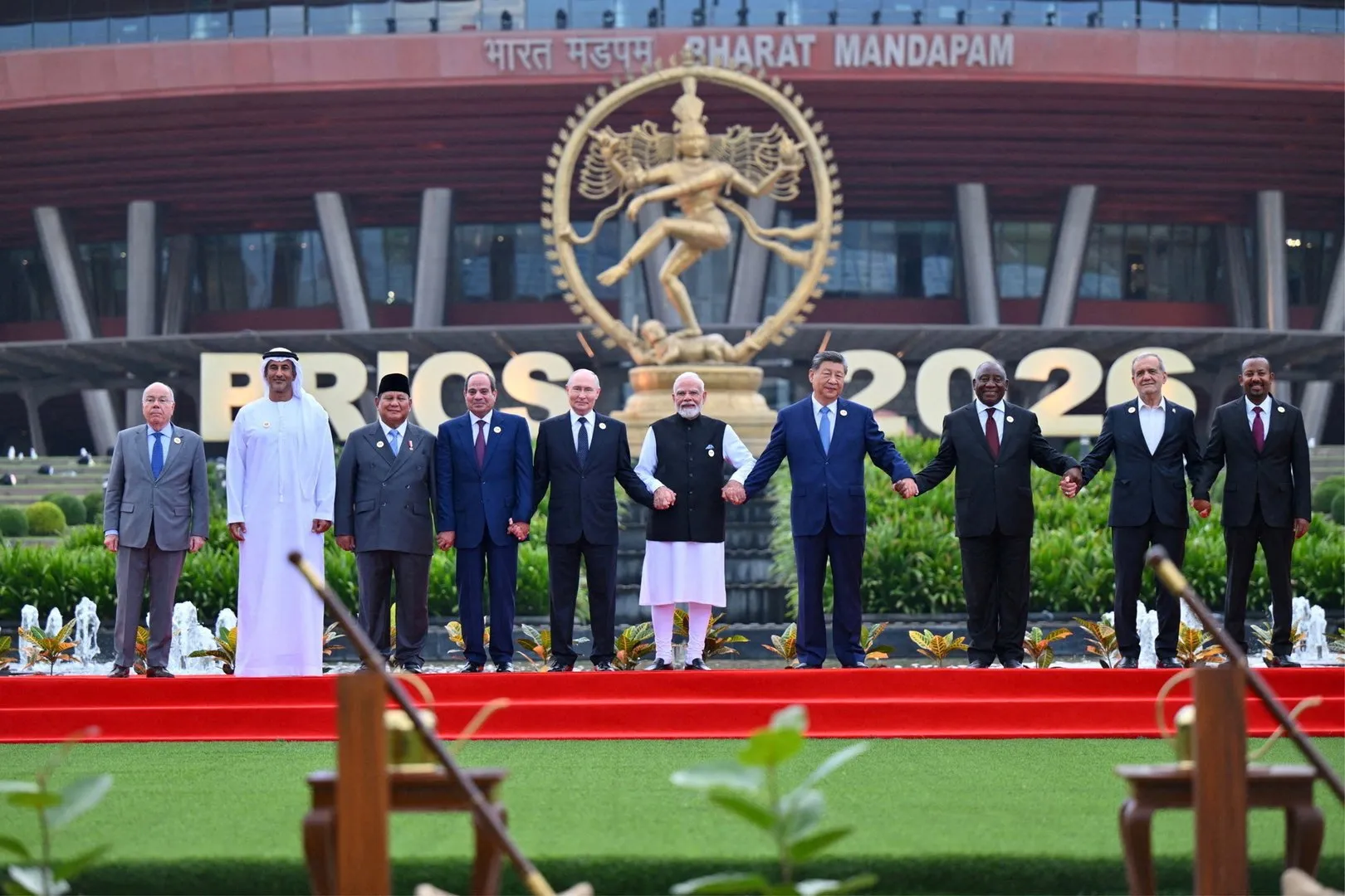 World leaders gather in New Delhi for final day of BRICS summit | US-Israel war on Iran