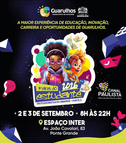 Feira do Estudante de Guarulhos começa nesta quarta-feira com programação intensa e dinâmica 1